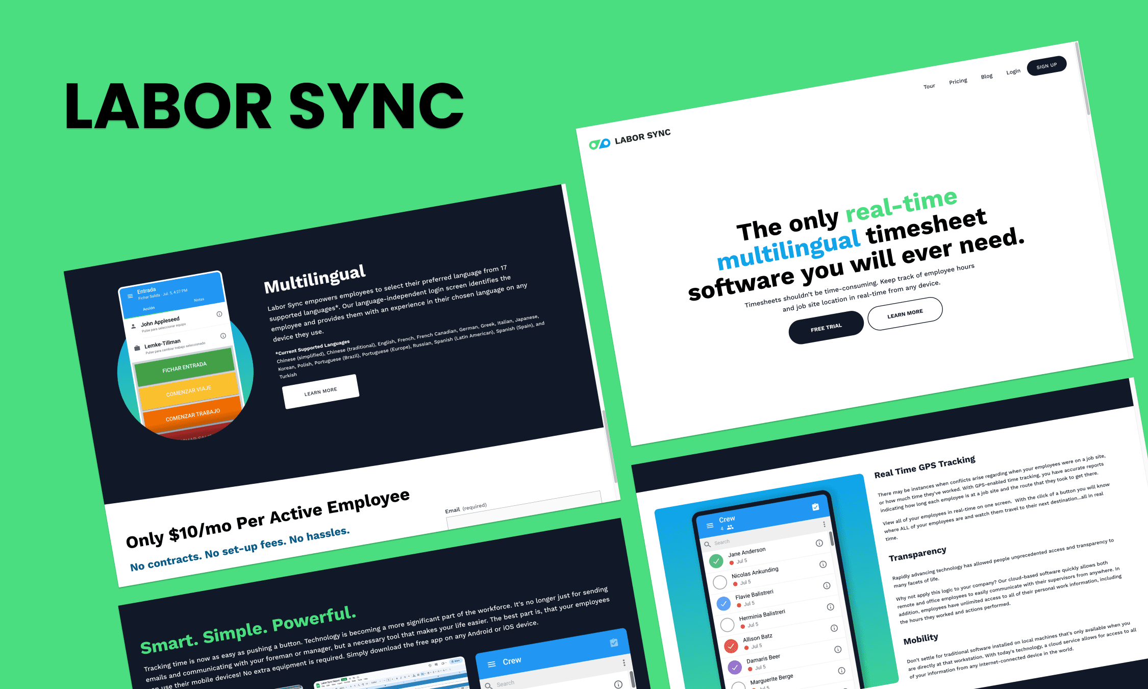 labor sync screenshot